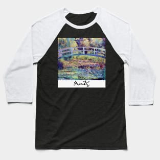 Monet - Japanese Bridge Baseball T-Shirt